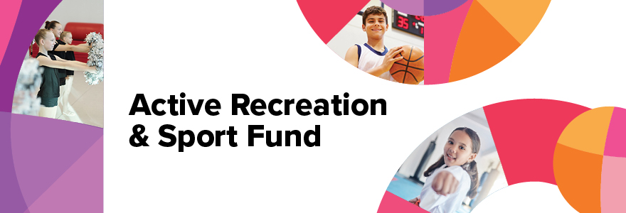 Hero banner - Active Recreation & Sport Fund