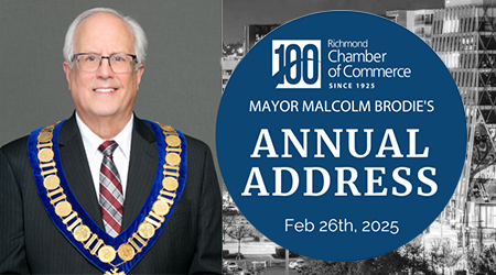 Mayor Brodie delivering annual address to business community