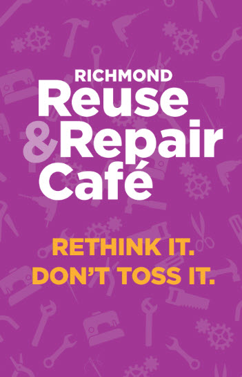 Reuse and Repair Cafe Rethink it don't toss it