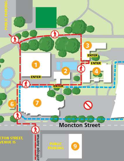 2025 Steveston Community Centre Path of Travel