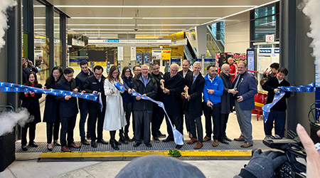 Newly opened Capstan Station in Richmond, BC