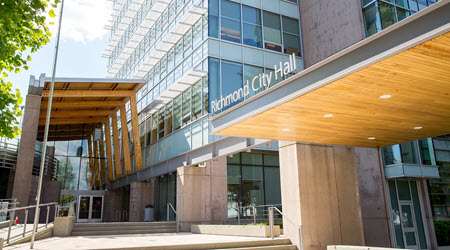 City Hall exterior east entrance