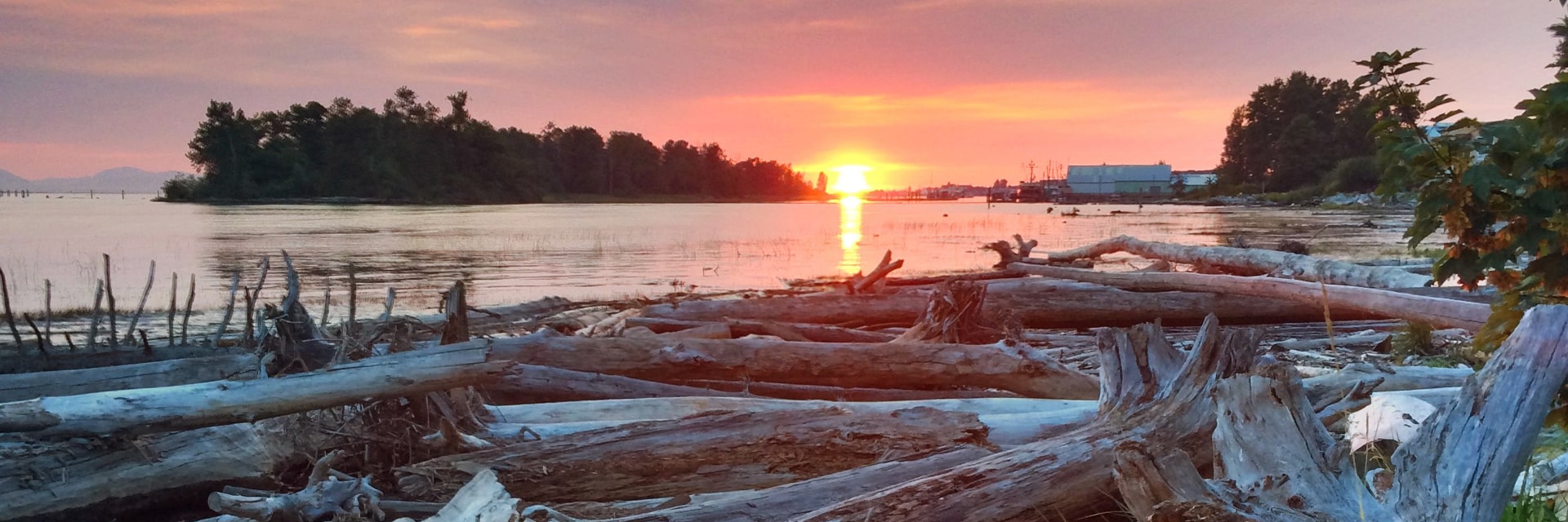 Sunset at Gilbert Beach