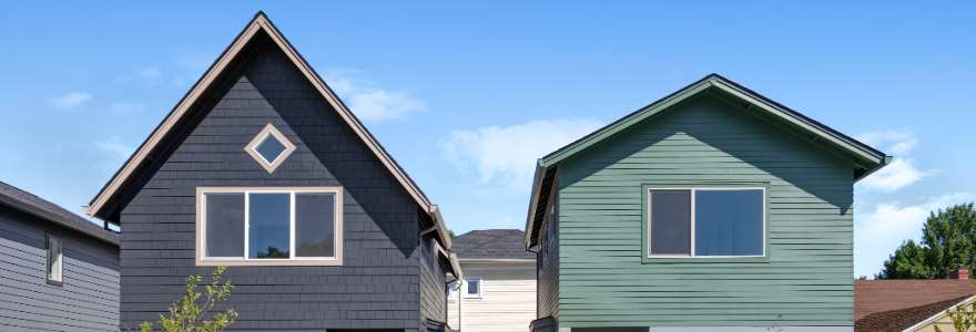 View of a townhouse complex