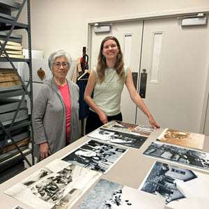 Exhibit Curators Jeanne Ryan and Anouska Kirby