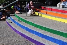 Rainbow stairs 2023
