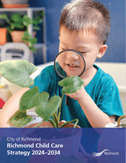 Report Cover - Richmond Child Care Strategy 2024-2034