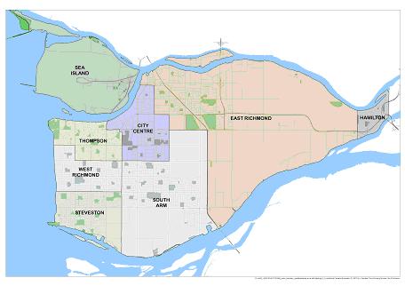 map of richmond bc City Of Richmond Bc Locations Map map of richmond bc