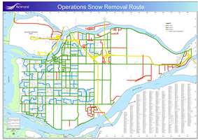 Snow Response Route Map Picture