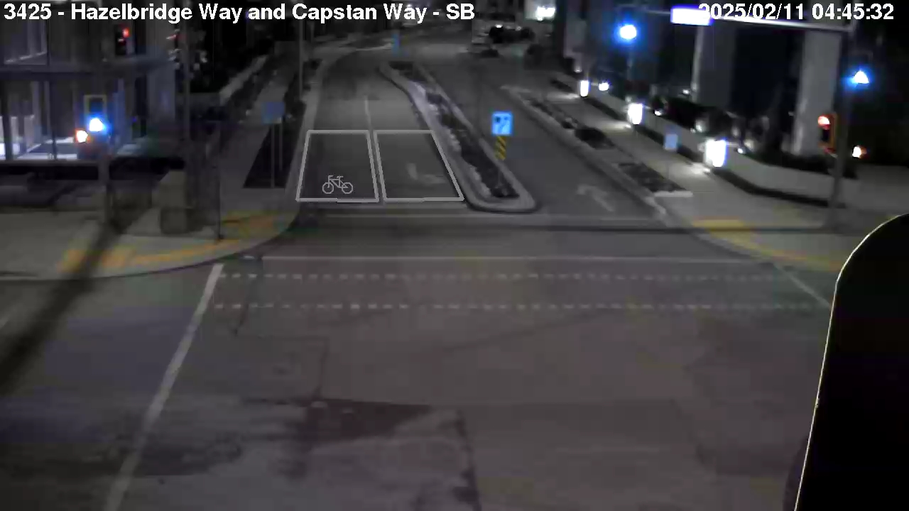 Live Camera Image: Hazelbridge Way at Capstan Way Southbound